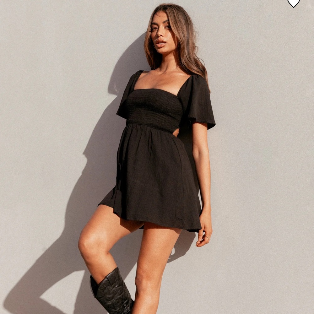 Princess Polly Black Mini Dress